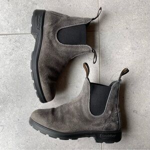 GUC BLUNDSTONE GRAY SUEDE BOOTS FOR WOMEN SIZE US 8.5 / AU 5.5